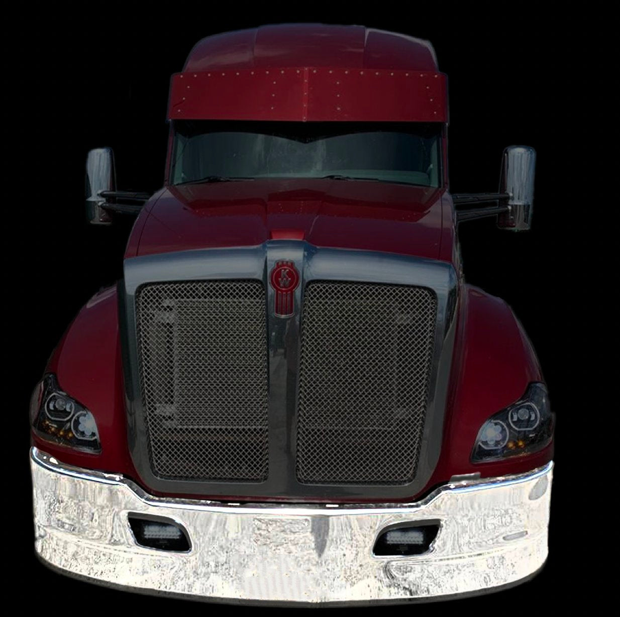 Aftermarket Patriot Kenworth T680 Truck Bumper - Jones Performance Aftermarket Patriot Kenworth T680 Truck Bumper - Jones Performance