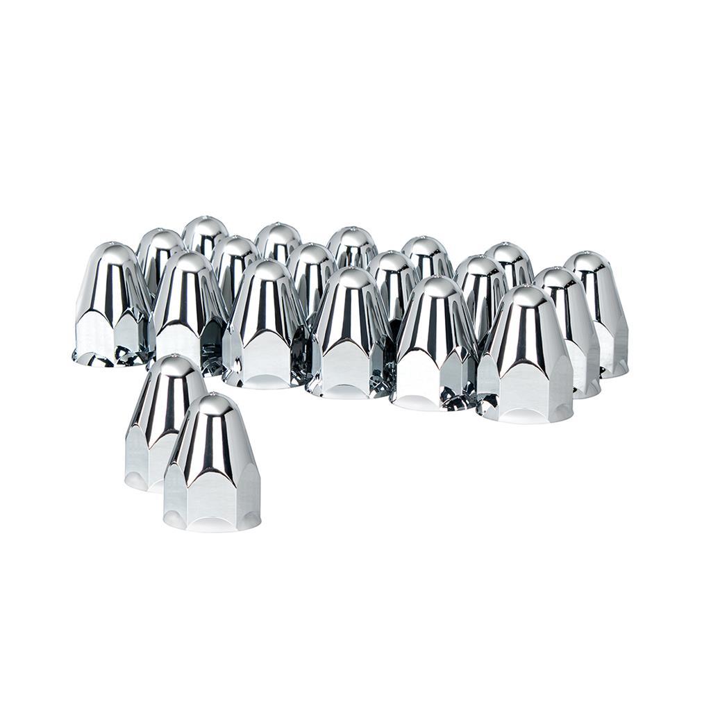1 1/2" x 2 3/4" Slotted Bullet Nut Cover - Push-On (20/Pack)