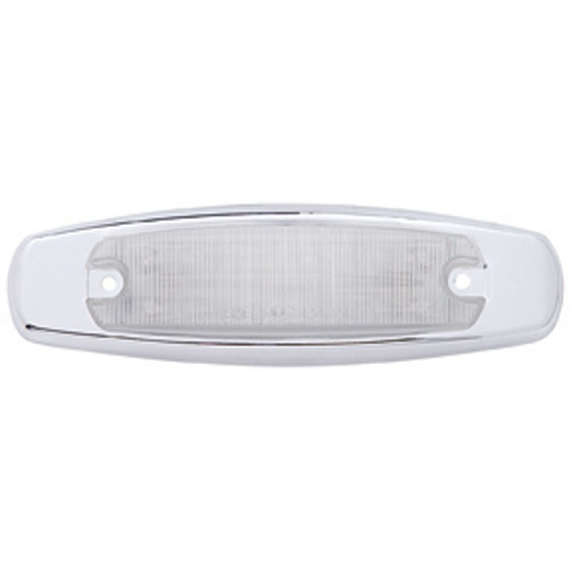 12 Led Rectangular Clearance/marker Light - Amber Led/clear Lens Lighting & Accessories