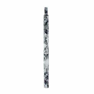 12" Shifter Shaft Extension - Skull Pattern Wrapped