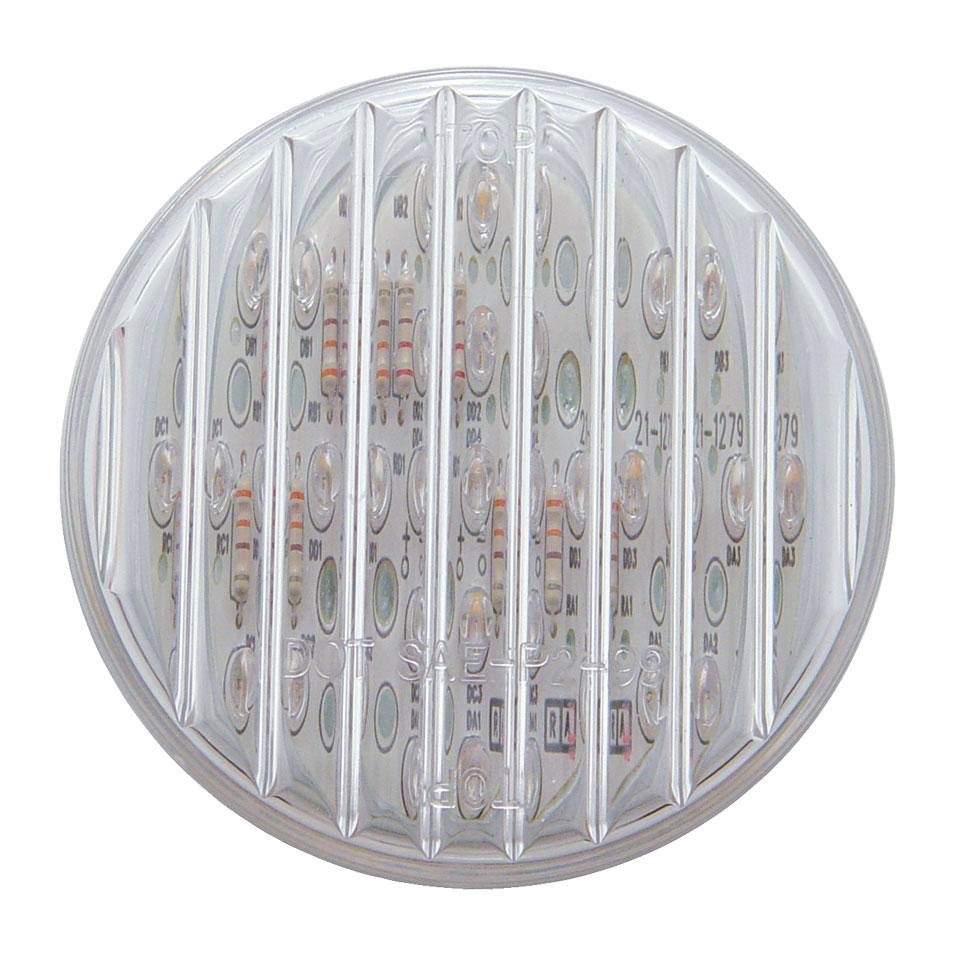 13 Led 2 1/2 Clearance/marker Light - Amber Led/clear Lens Lighting & Accessories