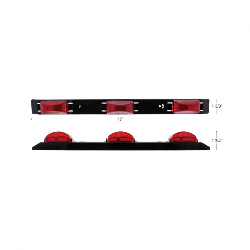 17 Identification LED Light Bar - Red Lighting & Accessories