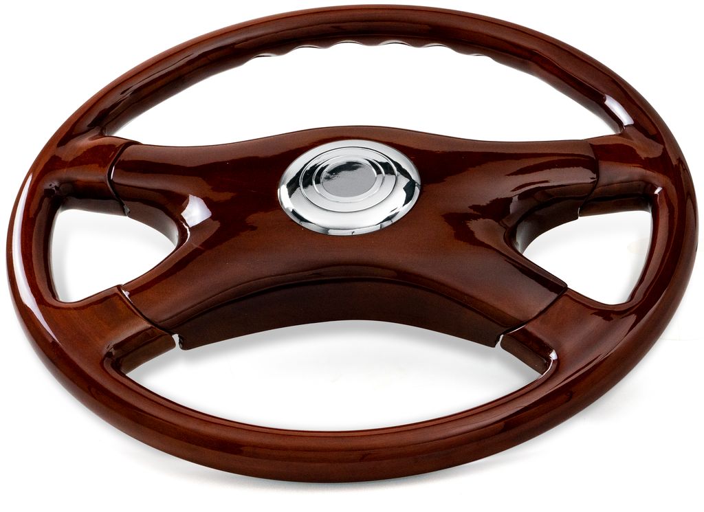 18″ ALL WOOD STEERING WHEEL WITH 4 SPOKES