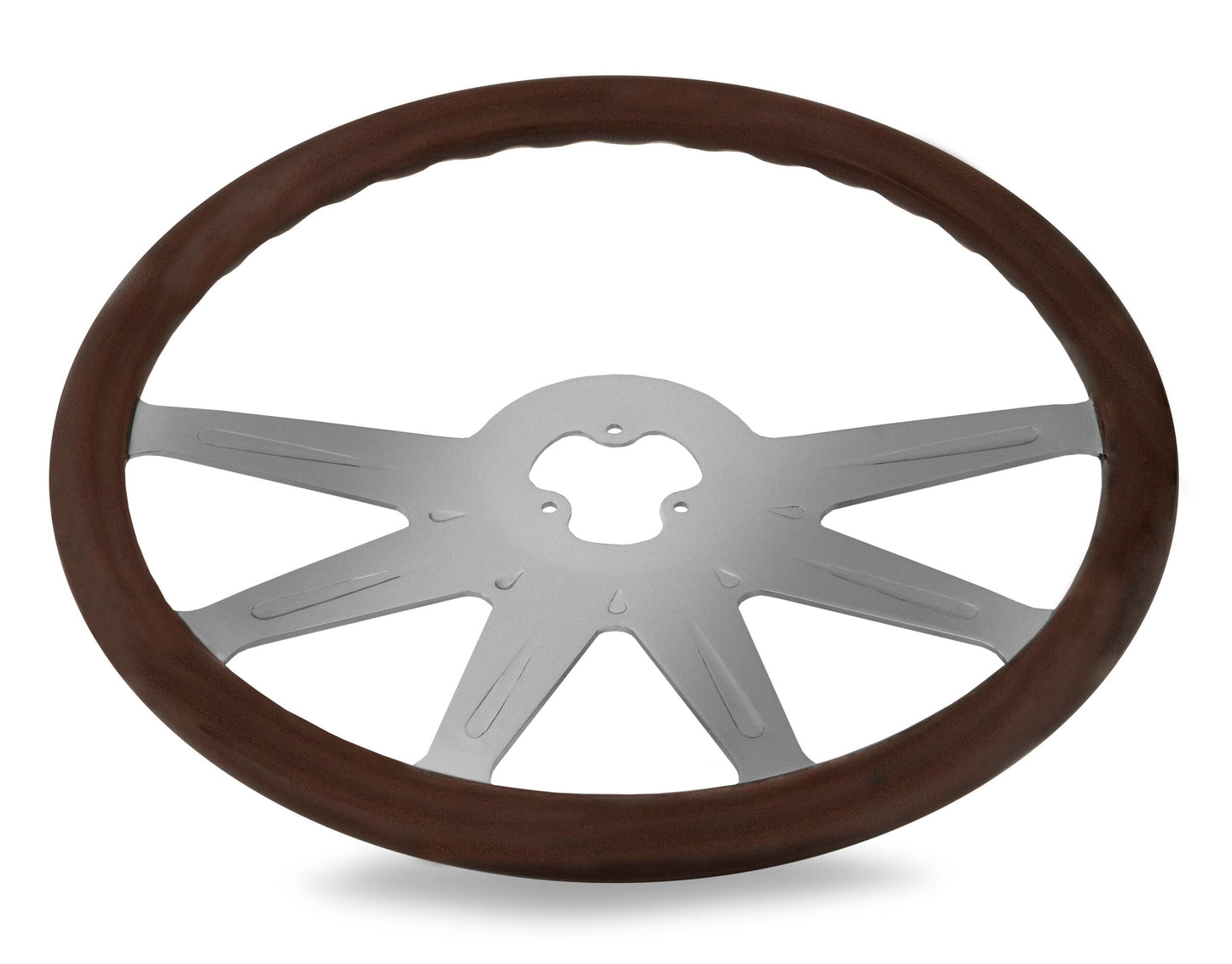 18” WOOD STEERING WHELL STELLAR STYLE