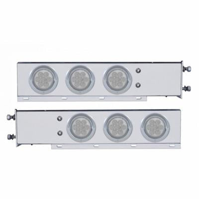 2 1/2" Bolt Pattern Stainless Steel Spring Loaded Mud Flap Hanger Light