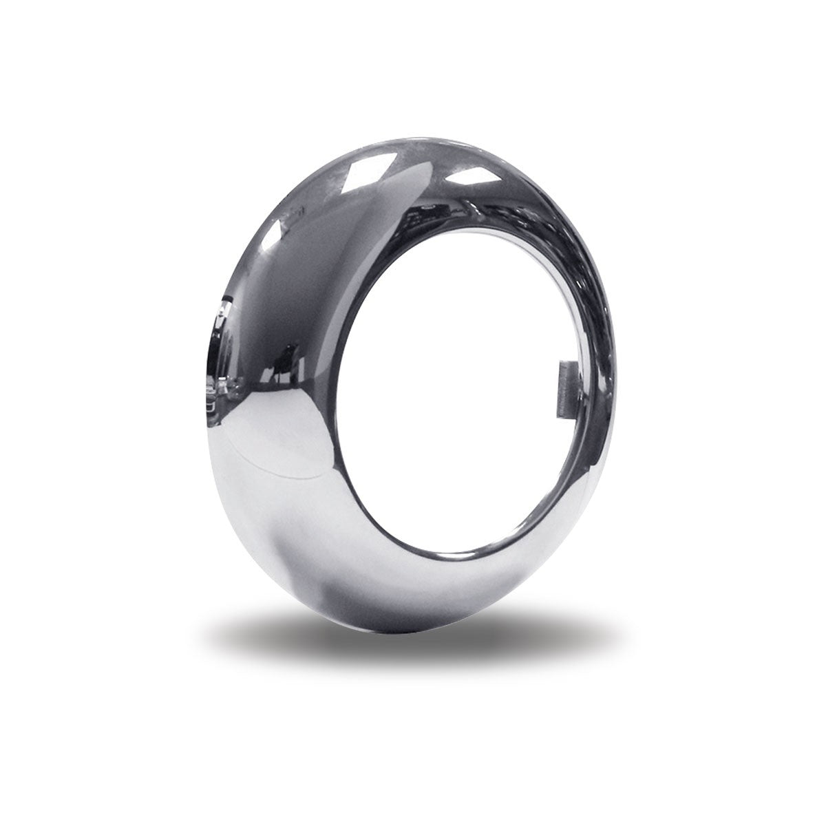 2" Chrome Plastic Twist-On Bezel