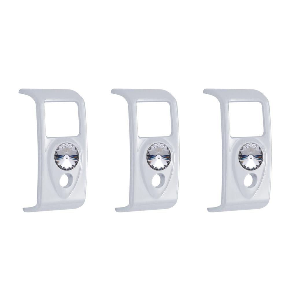 2006 + Kenworth Rocker Switch Cover Clear Diamond (3-pack)