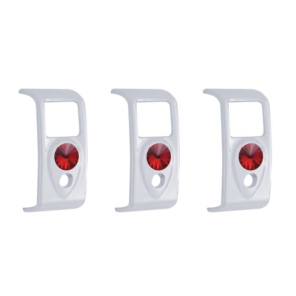2006 + Kenworth Rocker Switch Cover Red Diamond (3-pack)