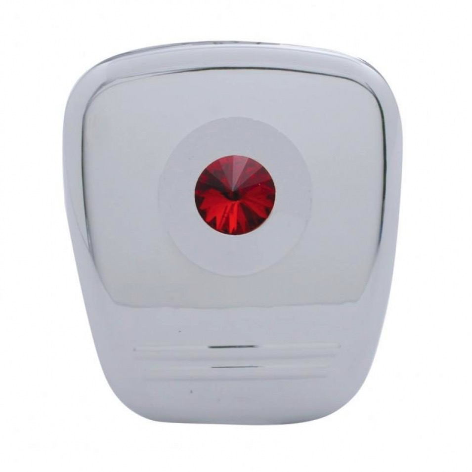 2006+ Peterbilt Diagnostic Plug Cover - Red Diamond - Cab Interior
