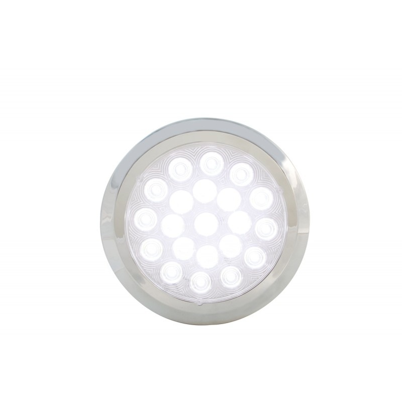 21 High Power Led Dome Light W/ Bezel - Lighting & Accessories