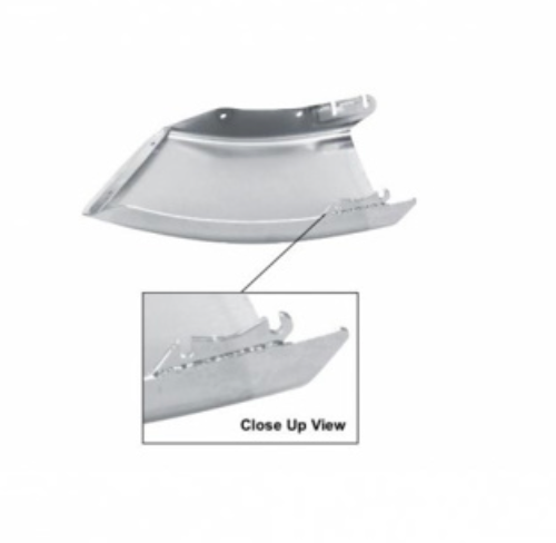 24.8" CHROME BUMPER END FOR FREIGHTLINER M2 - PASSENGER