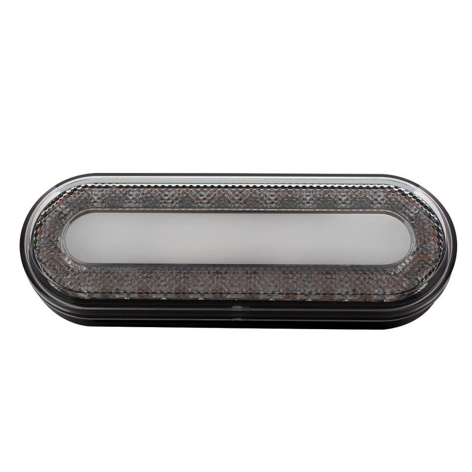 24 Led 4 Oval Mirage Turn Signal Light - Amber Led/clear Lens - Lighting & Accessories