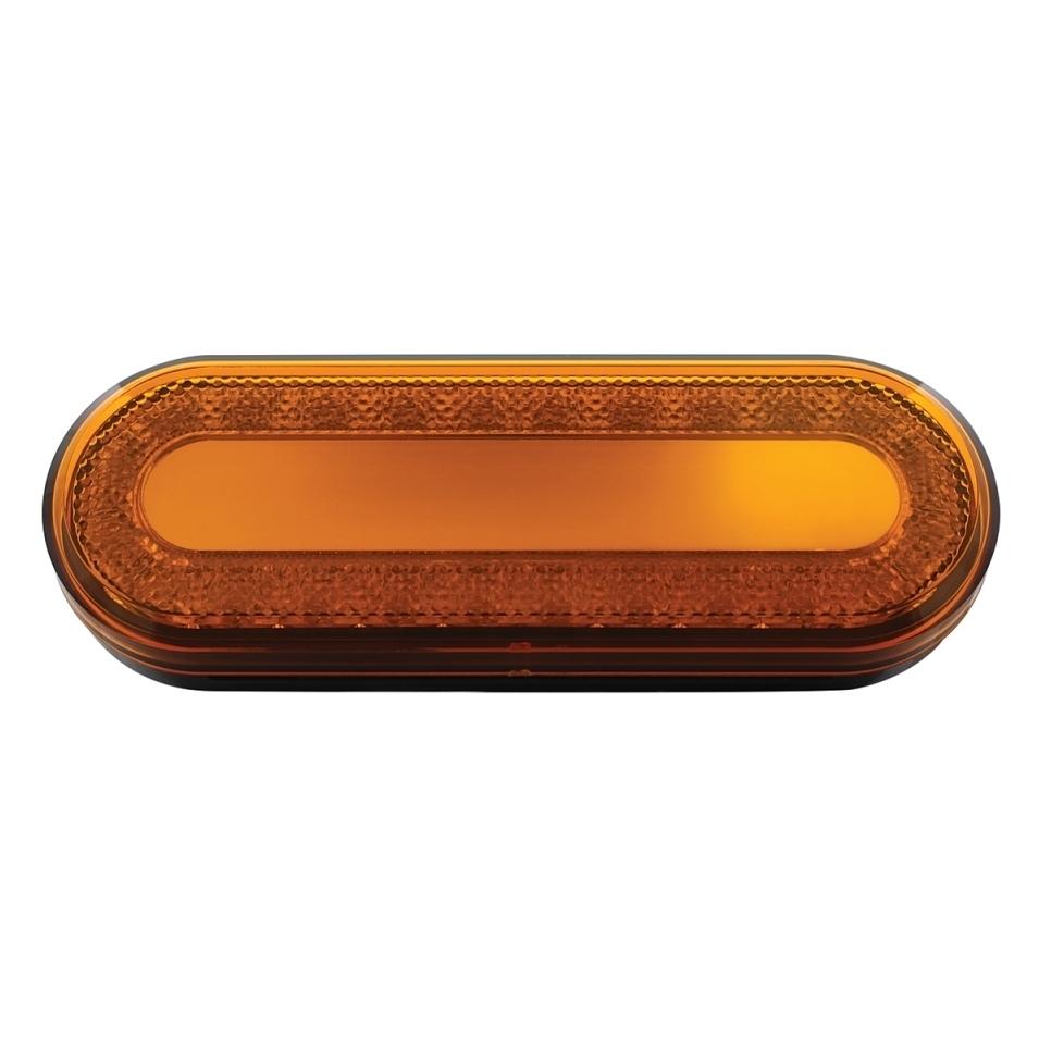 24 LED 6 Oval Mirage Turn Signal Light - Amber LED/Amber Lens Lighting & Accessories