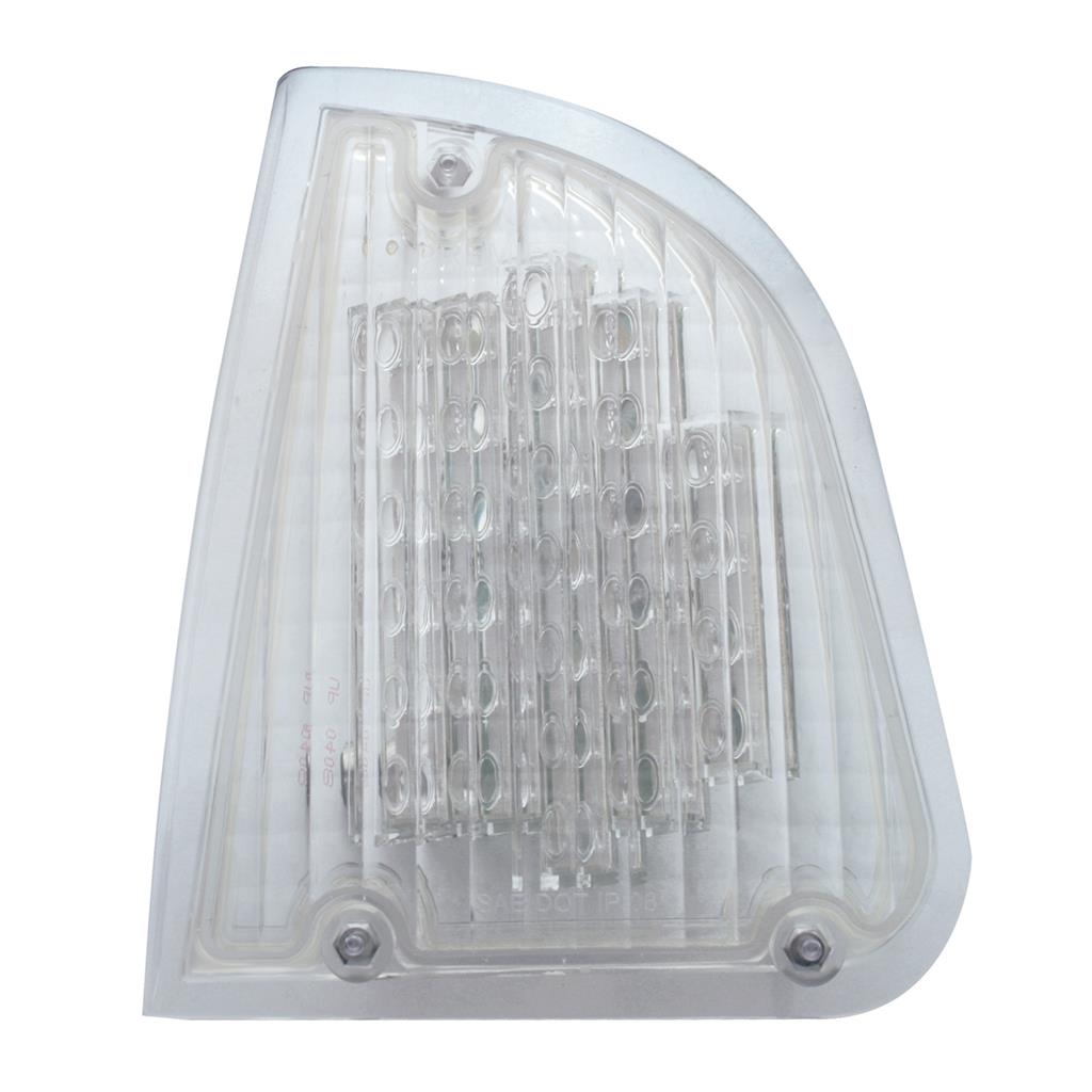 29 Amber Led Turn Signal Light Kenworth T600 Driver Side - Clear Lens