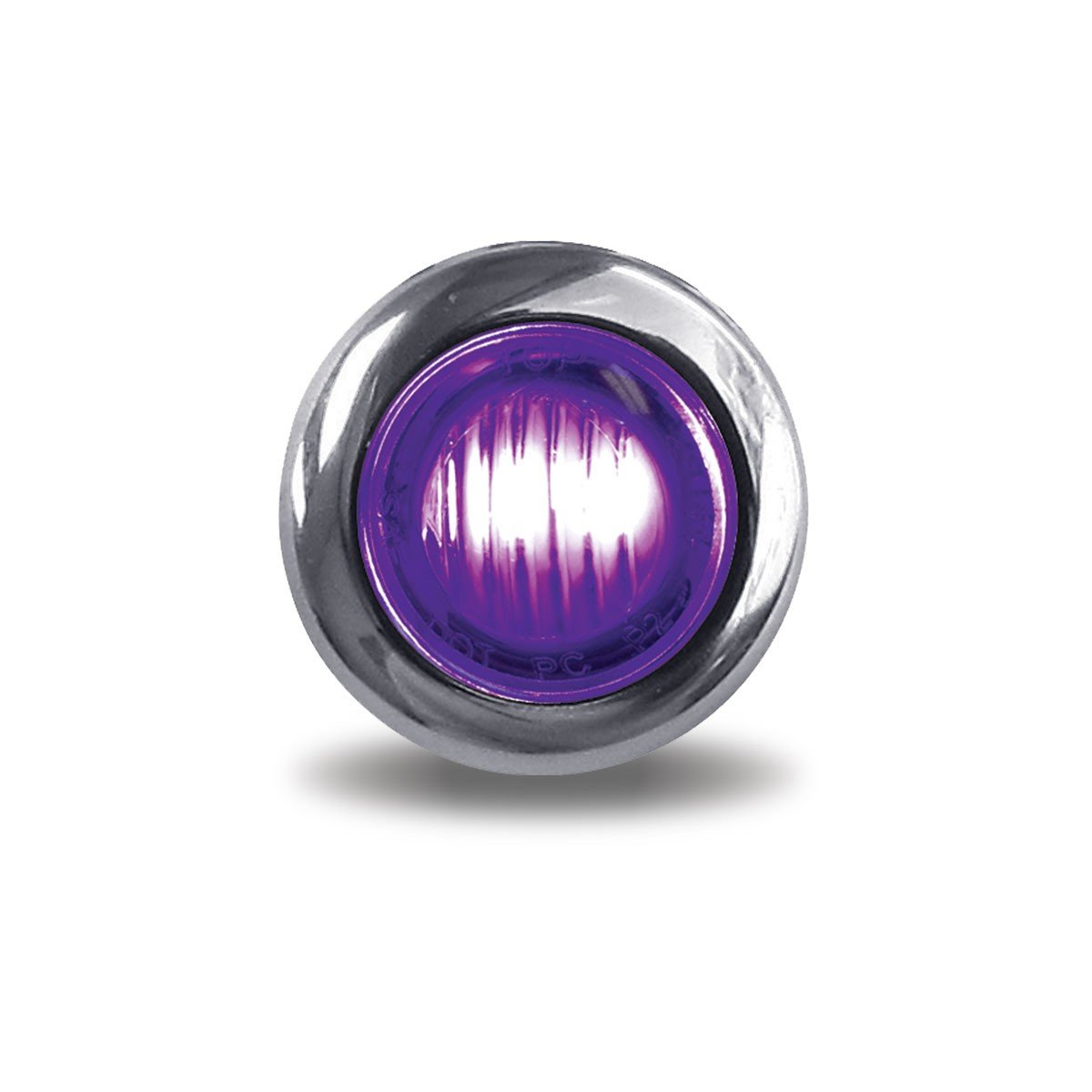 3/4" Dual Revolution Red Marker To Purple Auxiliary LED Light