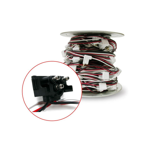 3 Prong Male Wire Harness with 12" Spacing  (92 plugs).