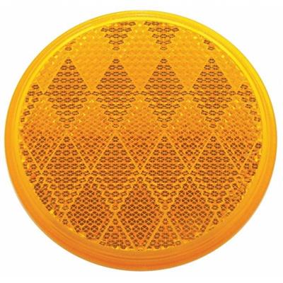 3" Round Quick Mount Reflector - Amber