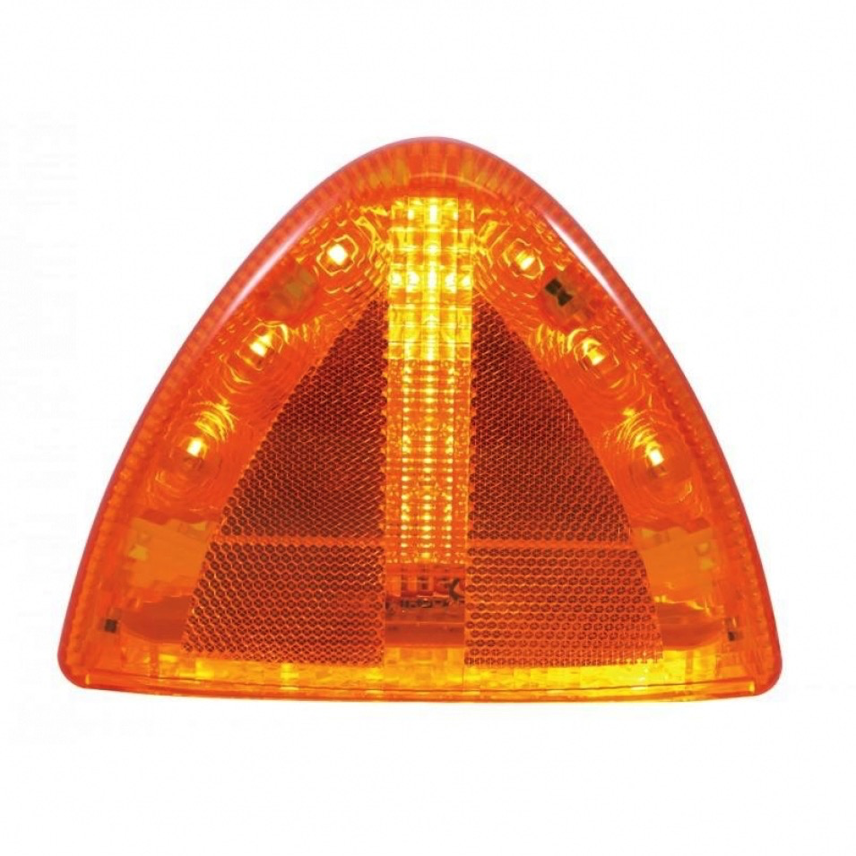 30 Led Peterbilt Low Profile Turn Signal Light - Amber Led/amber Lens - Lighting & Accessories