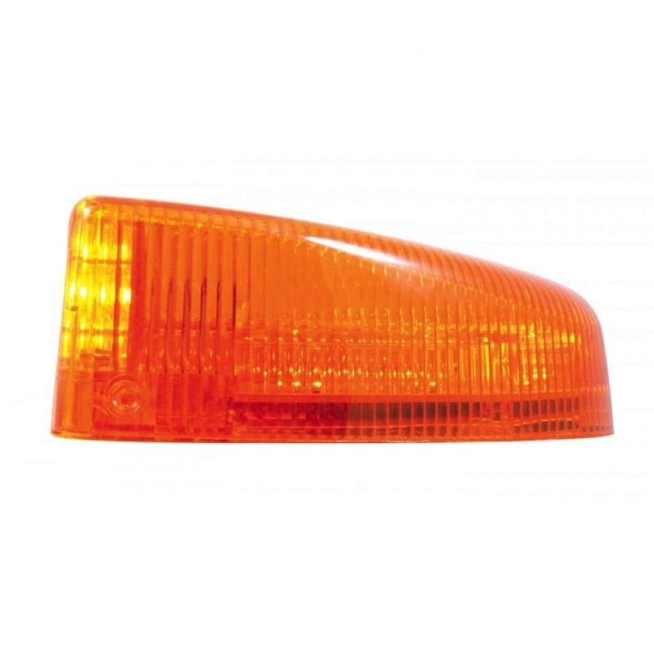 30 Led Peterbilt Low Profile Turn Signal Light - Amber Led/amber Lens - Lighting & Accessories
