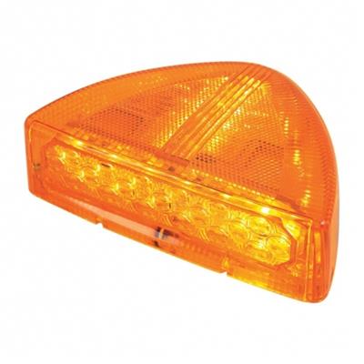 30 Led Peterbilt Front Turn Signal Light - Low Profile Amber/Amber Lens