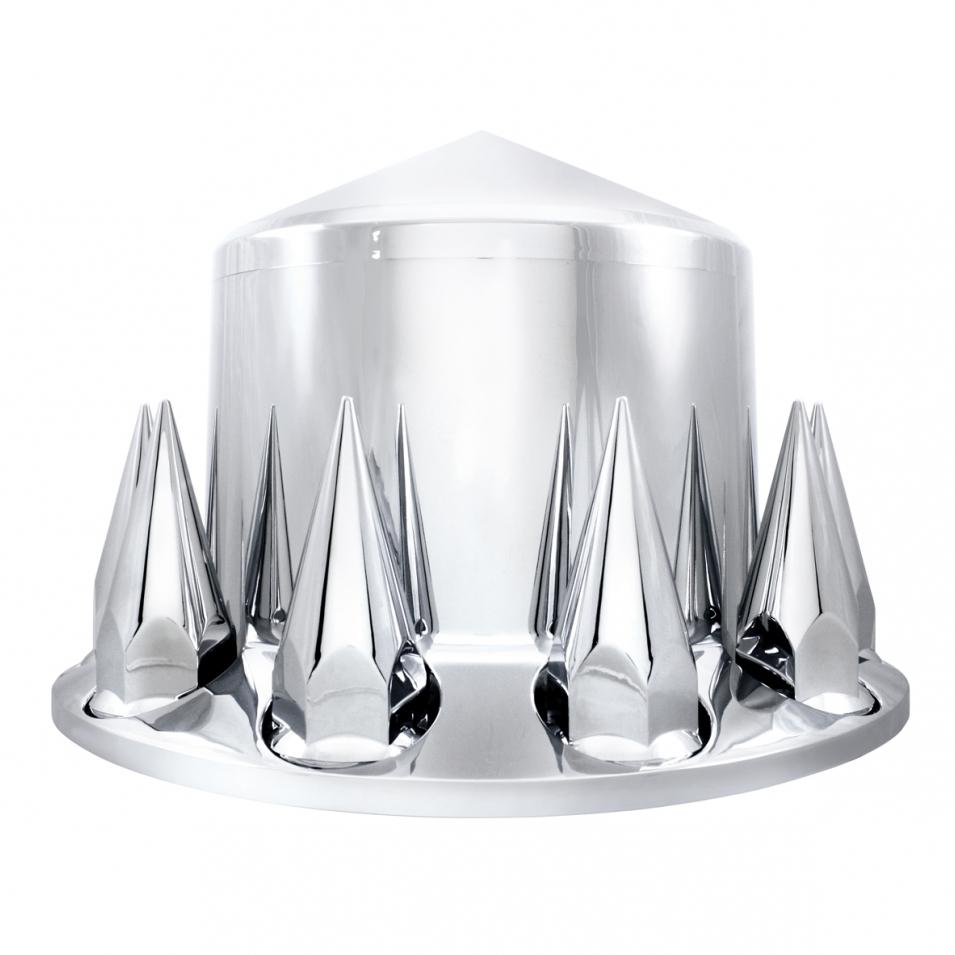 33mm Plastic Spike Rear Axle Cover - Thread-On Hubcaps & Axle Covers
