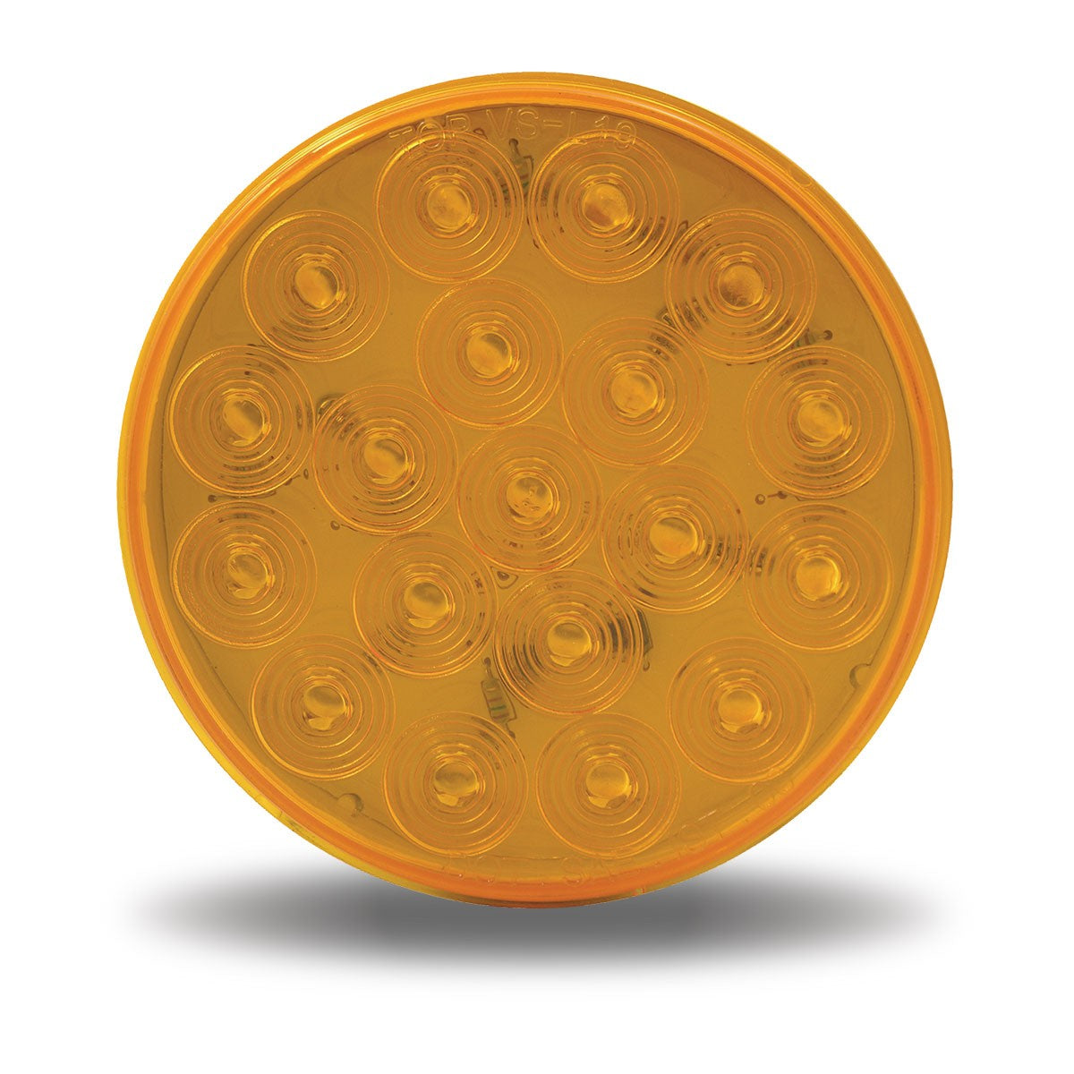 4" Amber Turn & Marker Round LED Light - 19 Diodes