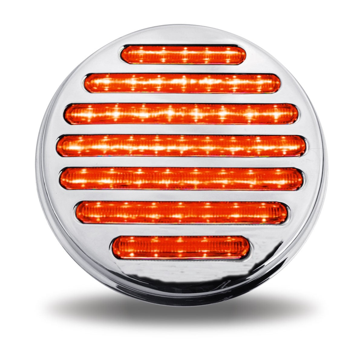 4" Flatline Clear Red LED