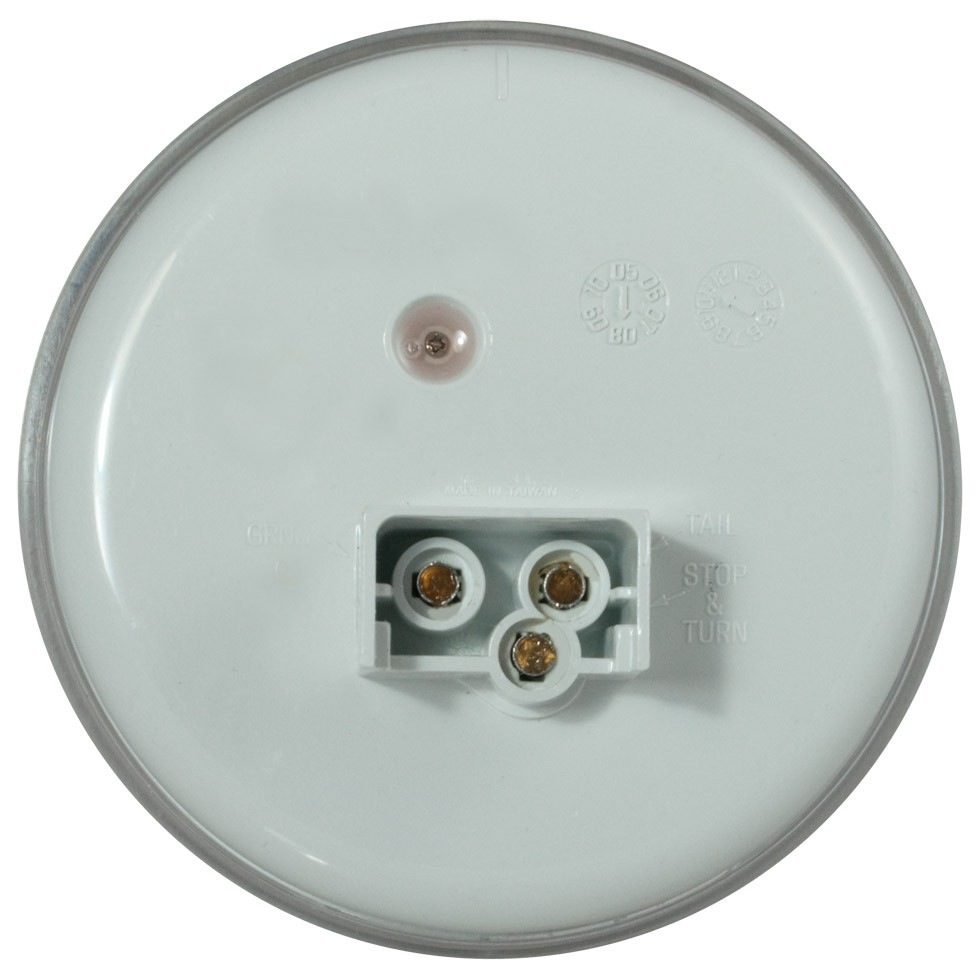 4 Round 24 Led Light (Red Leds / Clear Lens) - Lighting & Accessories
