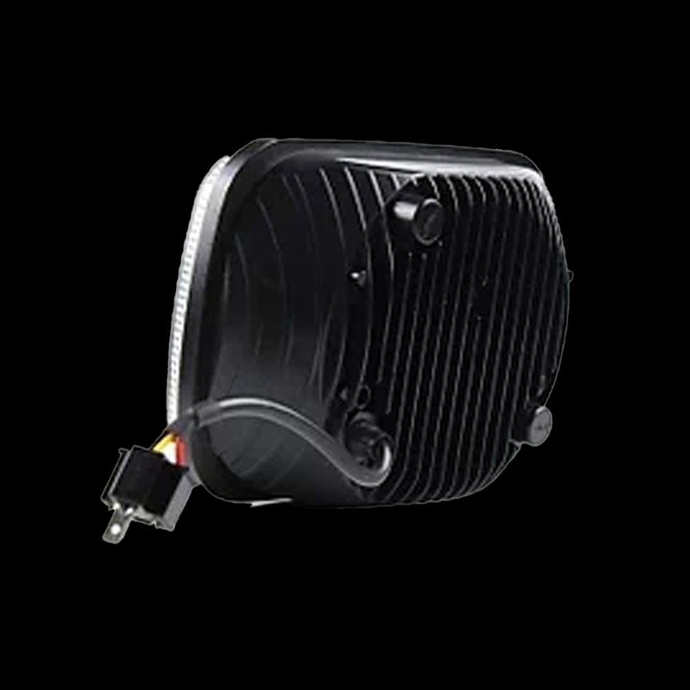 4" x 6" Projector LED Headlight Chrome.