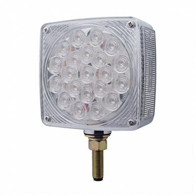 45 LED Double Face Turn Signal - Clear Lens -Driver