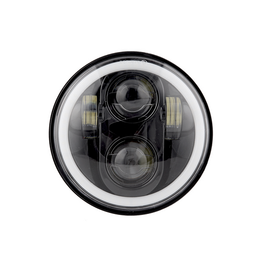 5 3/4" ROUND PROJECTOR LED HEADLIGHT - Black