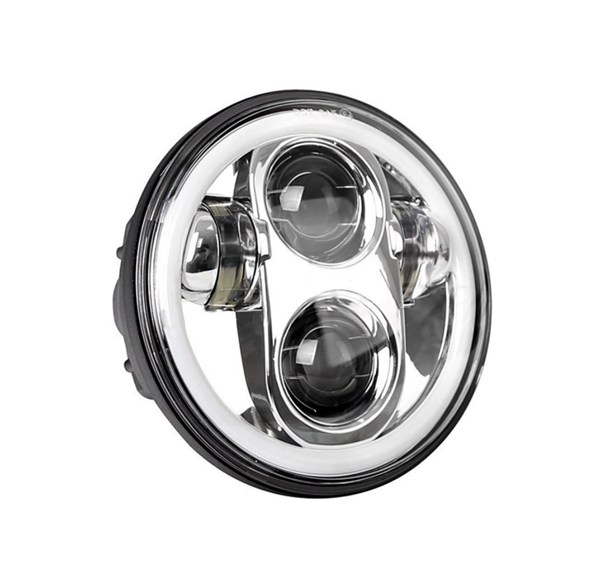 5 3/4" ROUND PROJECTOR LED HEADLIGHT - (CHROME)