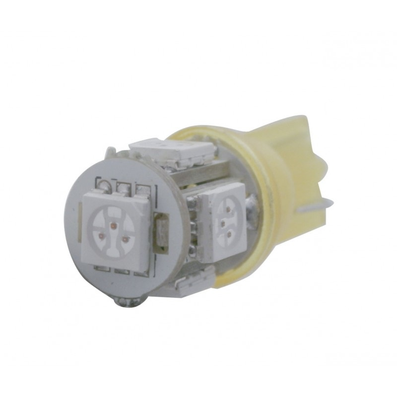 5 High Power Led 194 Bulb - 360 Degree - Amber - Bulbs