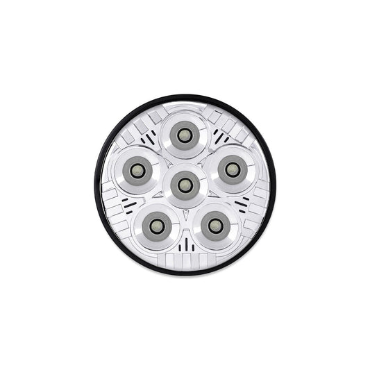5" Legacy Series 4411 Replacement Chrome Round Spot Beam Led Work Light (6 Diodes)