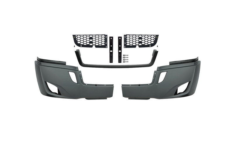 5-PIECE BUMPER KIT WITH FOG LIGHT OPENING FOR 2018-2024 FREIGHTLINER CASCADIA