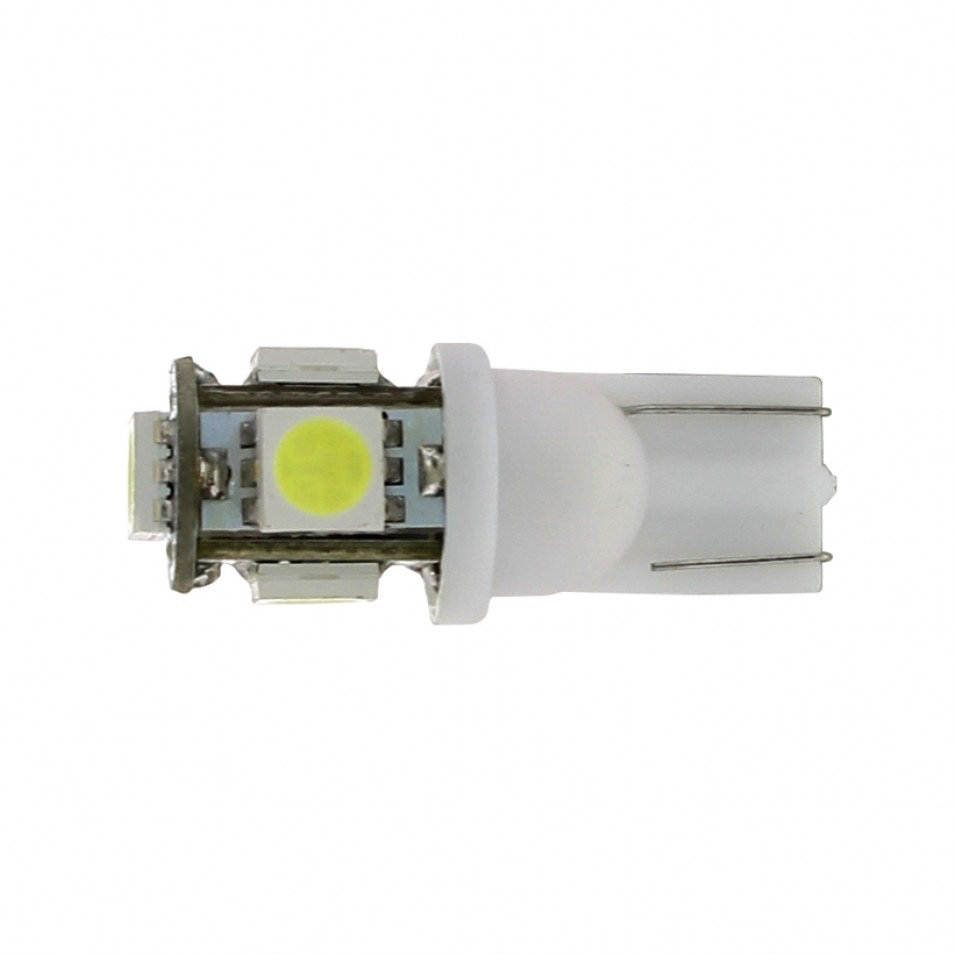 5 High Power Led 194 Bulb - 360 Degree - White - Bulbs
