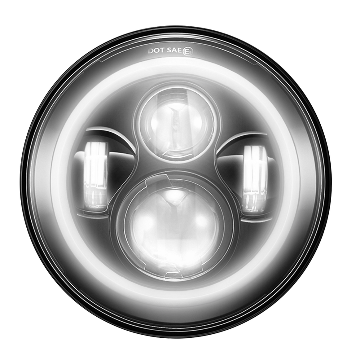 7" PROJECTOR LED HEADLIGHT - BLACK