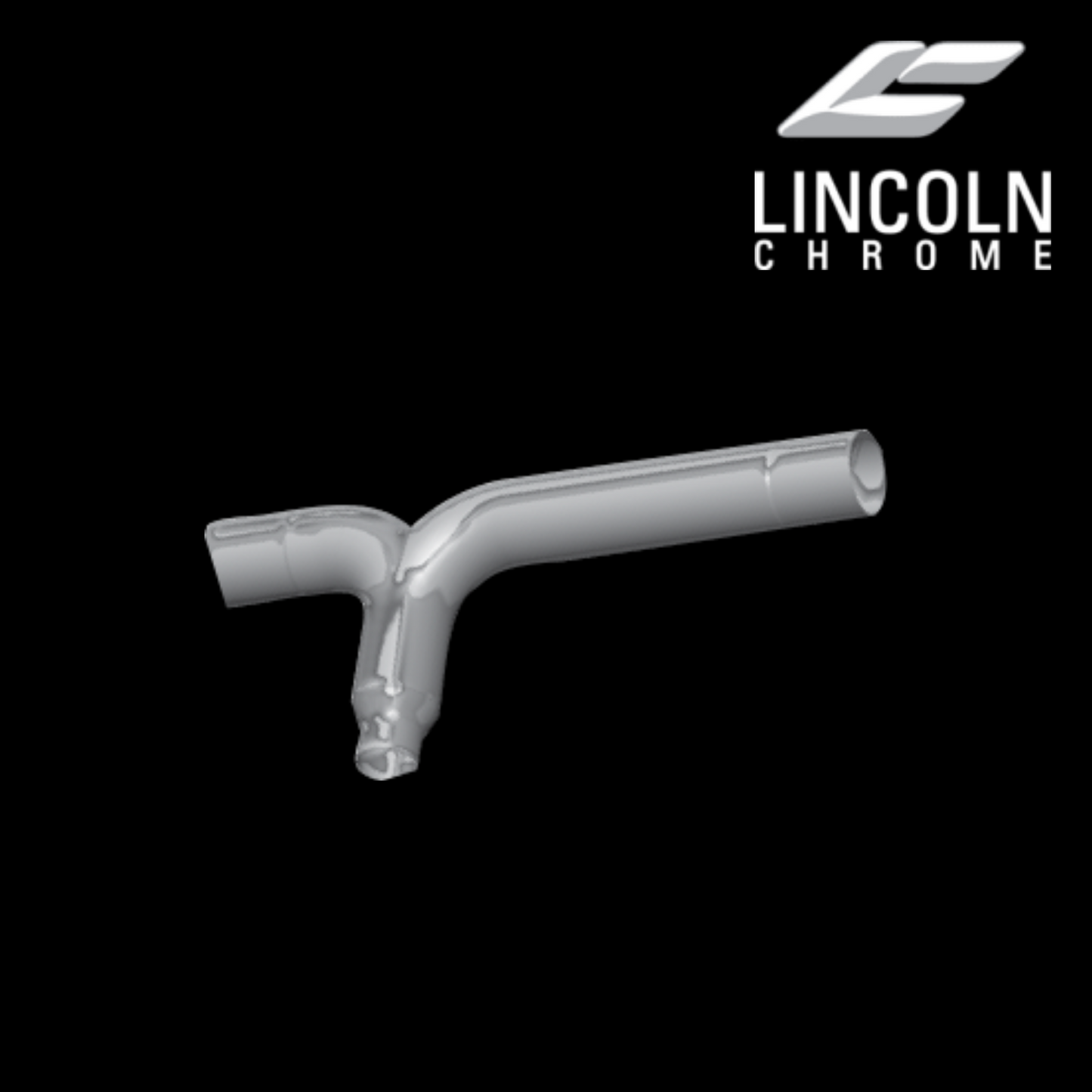 8" Chrome Y Pipe Long Legs