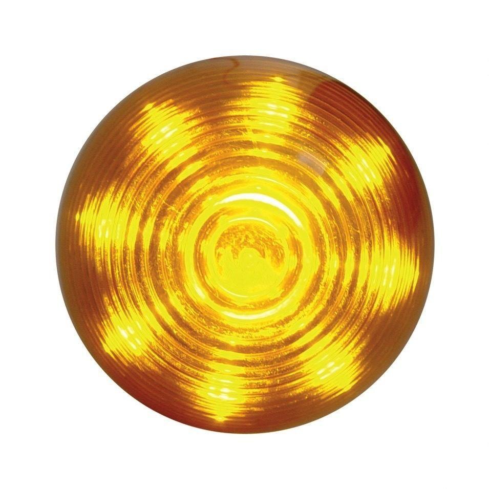 9 Led 2 Beehive Clearance/marker Light - Amber Led/amber Lens - Lighting & Accessories