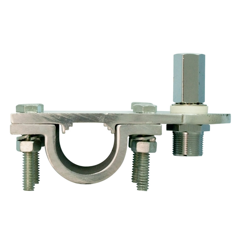 Aluminum Horizontal Mirror Mount Bracket for Antennas w/ Adapter S0-239