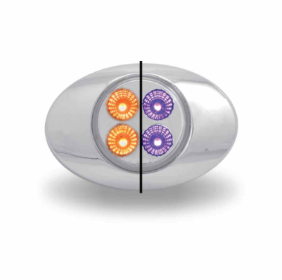 Amber Marker to Purple Auxiliary Generation 2 LED Light – 4 Diodes