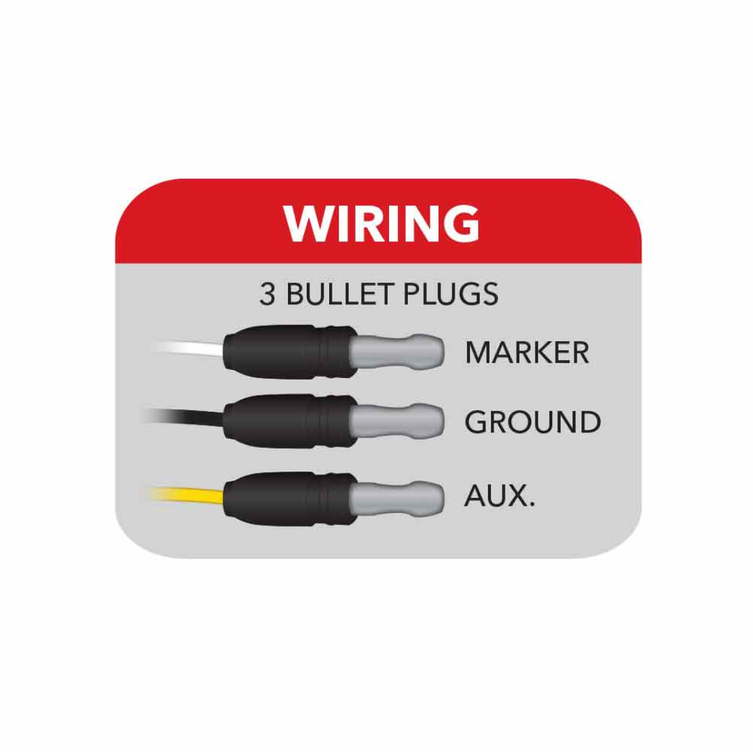 Amber Marker to Purple Auxiliary Generation 4 LED Light – 10 Diodes