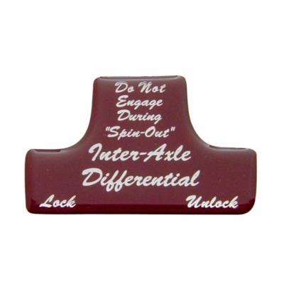 "Axle Differential" Switch Guard Sticker Only