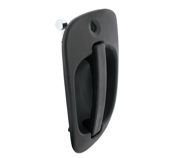 BLACK EXTERIOR DOOR HANDLE FOR 2008-2017 FREIGHTLINER CASCADIA - DRIVER
