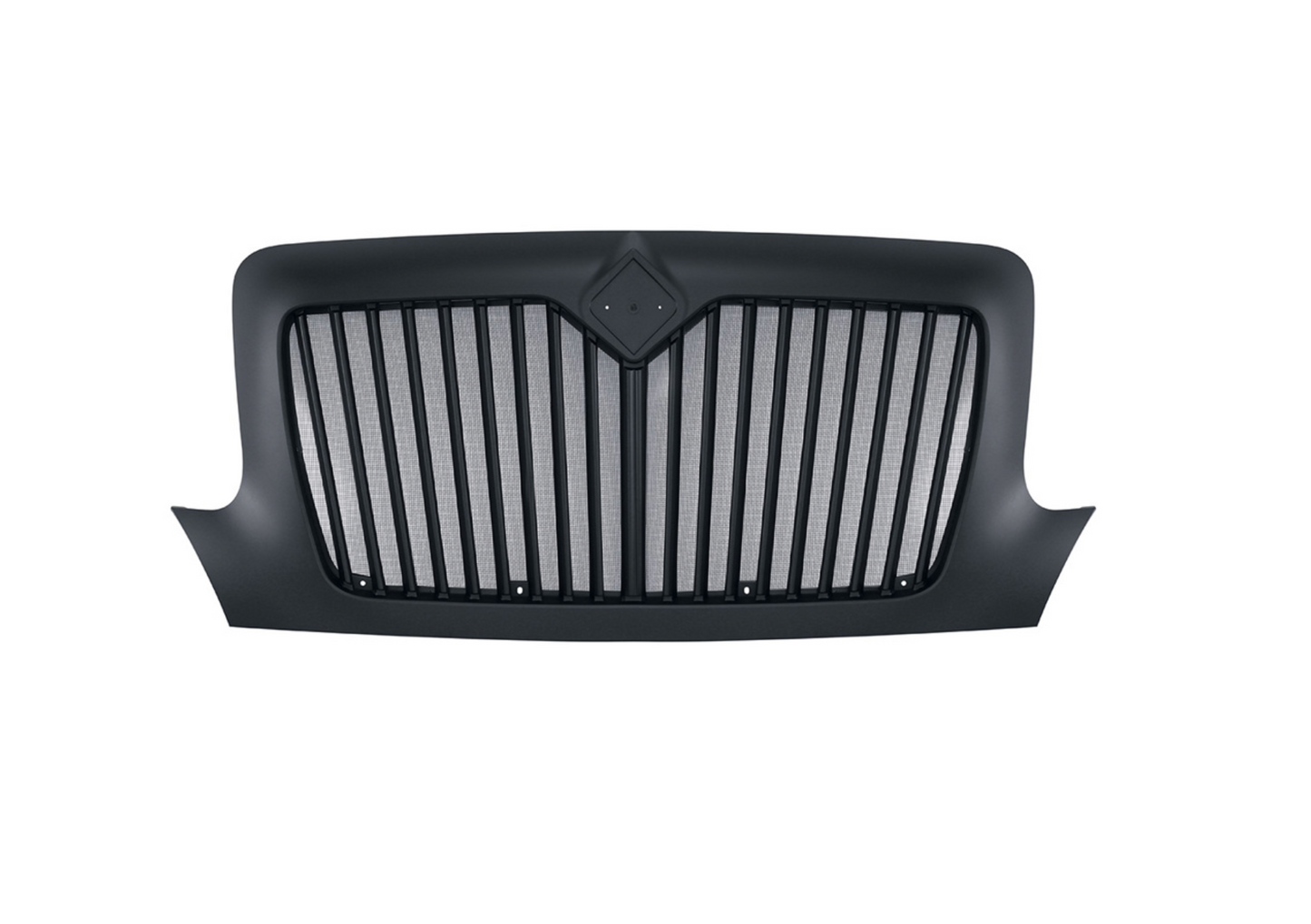 BLACK GRILLE WITH BUG SCREEN FOR 2002-2018 INTERNATIONAL DURASTAR