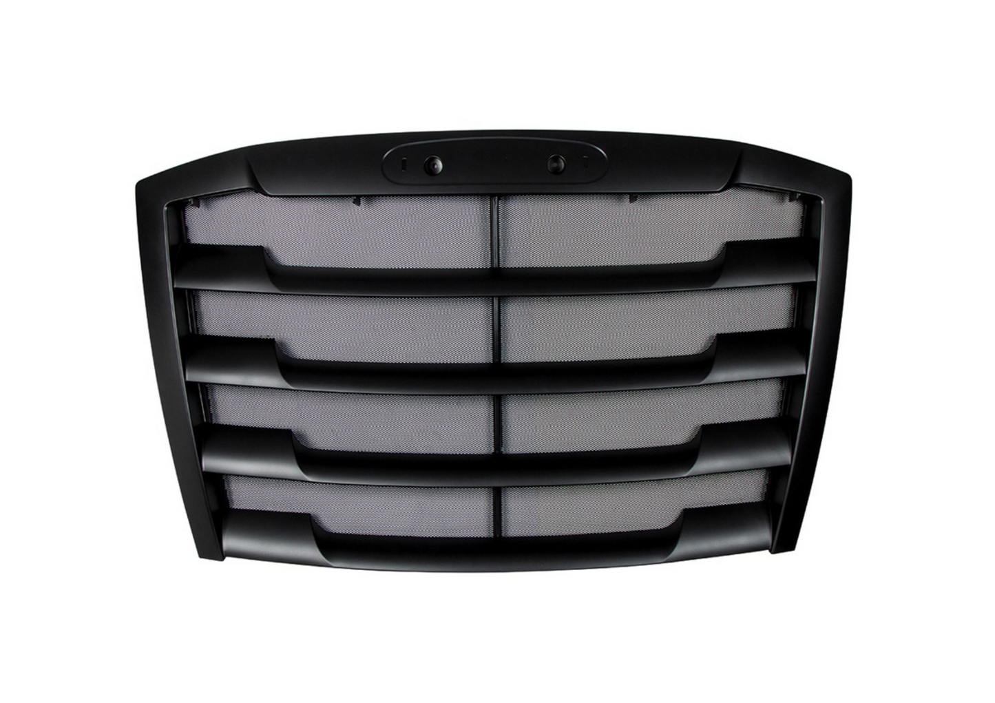 BLACK GRILLE WITH BUG SCREEN FOR 2018-2024 FREIGHTLINER CASCADIA