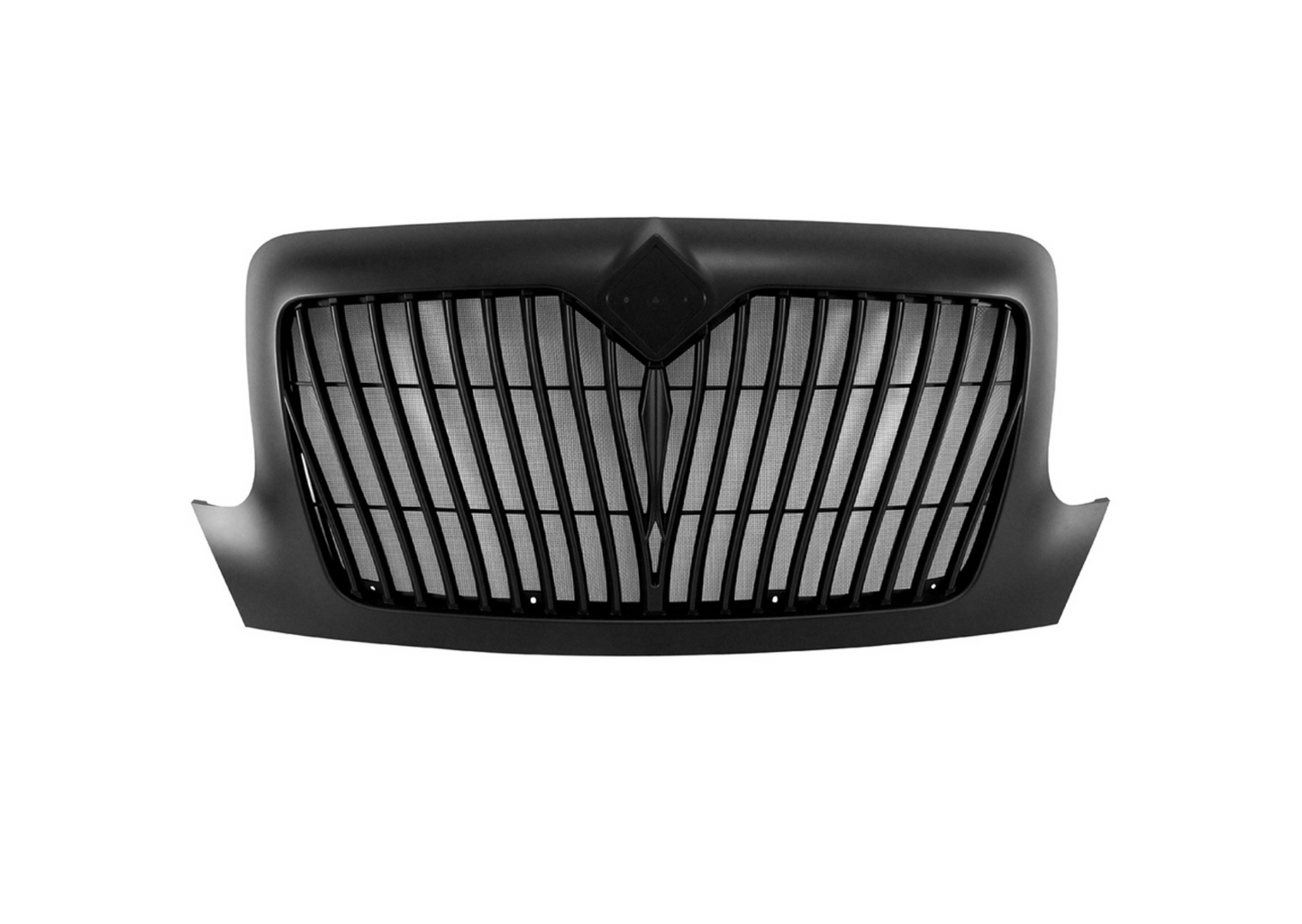 BLACK GRILLE WITH CURVED GRILLE BARS FOR 2002-2018 INTERNATIONAL DURASTAR