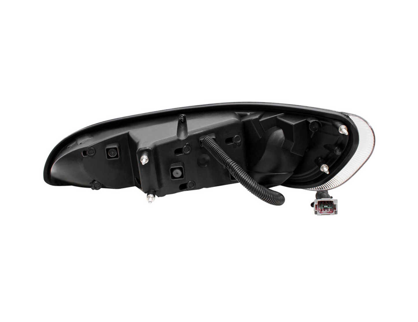 BLACK LED HEADLIGHT WITH COLOR CHANGING POSITION LIGHT BAR FOR PETERBILT 386 (2005-2015) & 387 (1999-2010) / 335 - DRIVER (OFF ROAD USE ONLY)