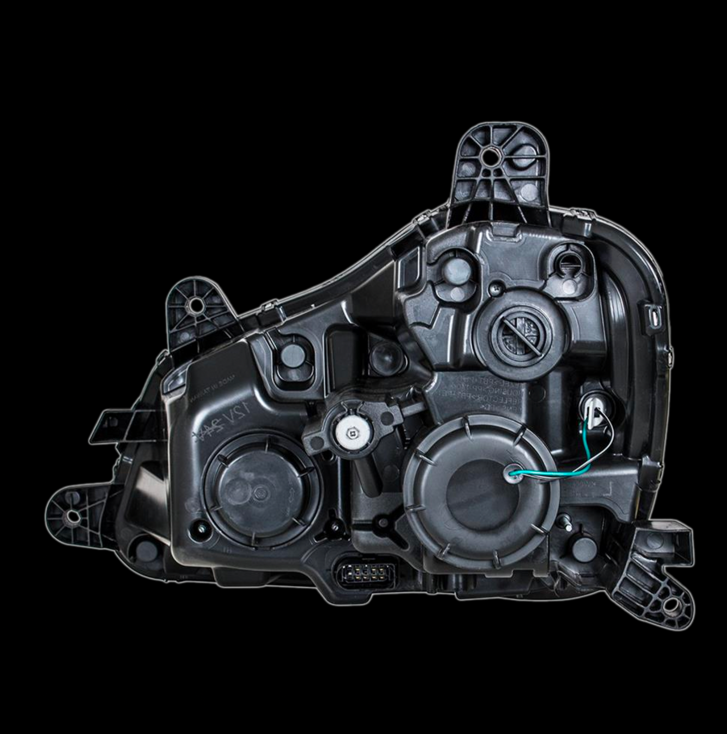 Black Projection Headlight W/ LED Position Light For (2013-2021) Kenworth T680