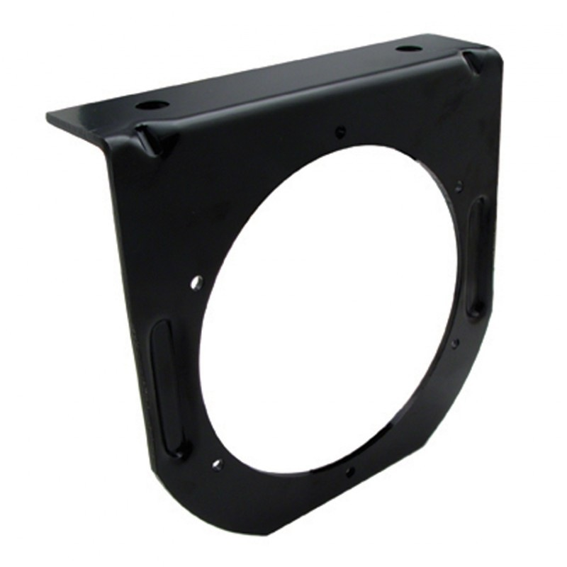 4 Black Light Bracket W/ Flange - 1 Hole - Lighting & Accessories